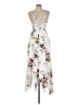 Shareen Collections 100% Polyester Floral Ivory Cocktail Dress Size 8 - photo 2