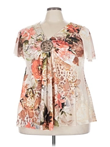 DressBarn Short Sleeve Blouse (view 1)