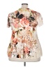 DressBarn 100% Polyester Ivory Short Sleeve Blouse Size 3X - photo 2