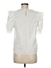Shein Ivory Short Sleeve Blouse Size M - photo 2