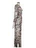 Jodifl 100% Polyester Floral Gray Tan Casual Dress Size S - photo 4