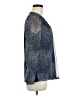 Boden Polka Dots Blue Long Sleeve Blouse Size 6 - photo 4