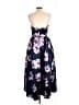 Eclipse Floral Blue Cocktail Dress Size L - photo 2