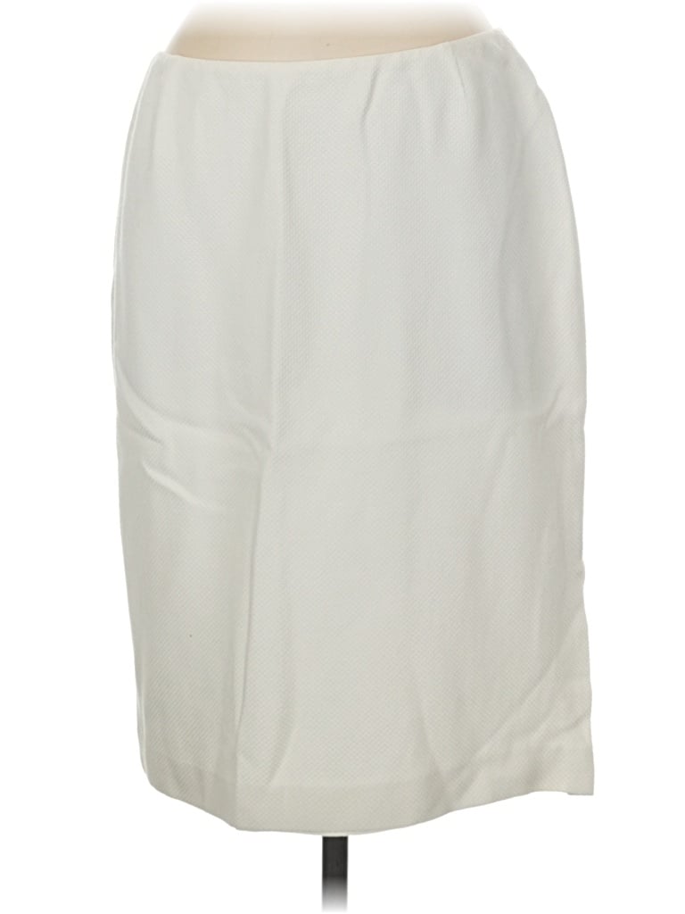 Pre-owned Anne Klein Casual Skirt In Ivory