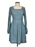 Ofeefan Tweed Teal Casual Dress Size S - photo 1
