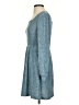 Ofeefan Tweed Teal Casual Dress Size S - photo 5