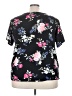 Flora Nikrooz Floral Black Short Sleeve T-Shirt Size 3X - photo 2