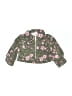 Little Lass 100% Cotton Floral Green Jacket Size 6-9 mo - photo 1