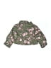 Little Lass 100% Cotton Floral Green Jacket Size 6-9 mo - photo 2