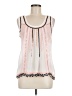 Buttons 100% Polyester Ivory Sleeveless Blouse Size M - photo 1