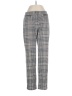 J. McLaughlin Plaid Gray Casual Pants Size 4 - photo 1