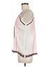Buttons 100% Polyester Ivory Sleeveless Blouse Size M - photo 5