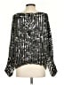 Assorted Brands Metallic Silver 3/4 Sleeve Blouse Size S - photo 2