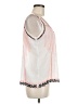 Buttons 100% Polyester Ivory Sleeveless Blouse Size M - photo 4