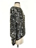 Assorted Brands Metallic Silver 3/4 Sleeve Blouse Size S - photo 4