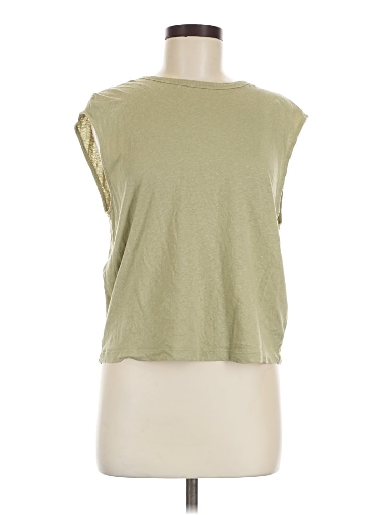 Pre-owned Everlane Sleeveless T-shirt In Green
