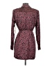 Assorted Brands Animal Print Burgundy Cocktail Dress Size S - photo 2