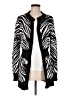 Rafaella Studio Animal Print Black Cardigan Size M - photo 1