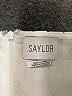 Saylor 100% Linen Stripes Ivory Jumpsuit Size L - photo 4