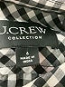J.Crew Collection 100% Cotton Checkered-gingham Black Long Sleeve Blouse Size 6 - photo 7