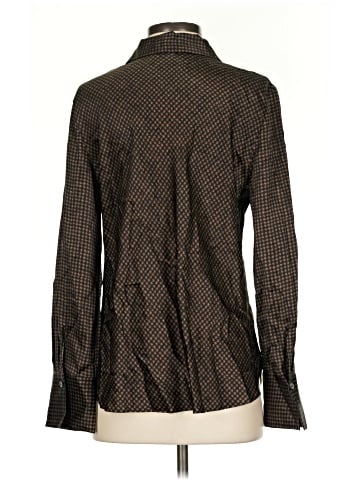 Vince. Long Sleeve Silk Top (view 2)