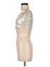 Cider Silver Sleeveless Top Size M - photo 5