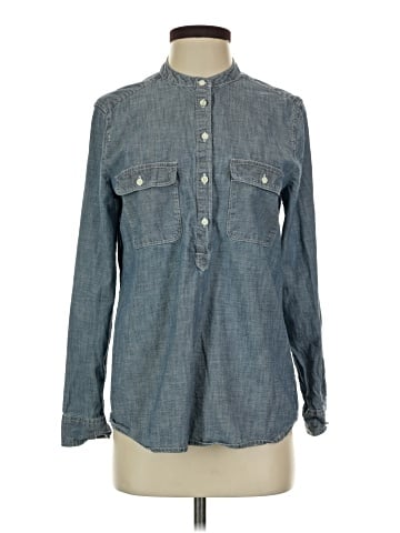 Gap Long Sleeve Button-Down Shirt (view 1)