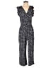 Kaileigh Print Black Jumpsuit Size M - photo 1