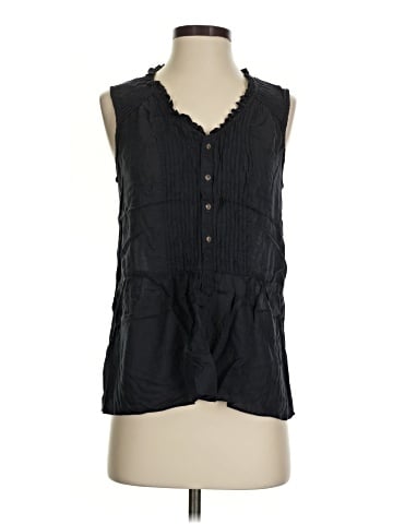 Holding Horses Sleeveless Button-Down Shirt (view 1)