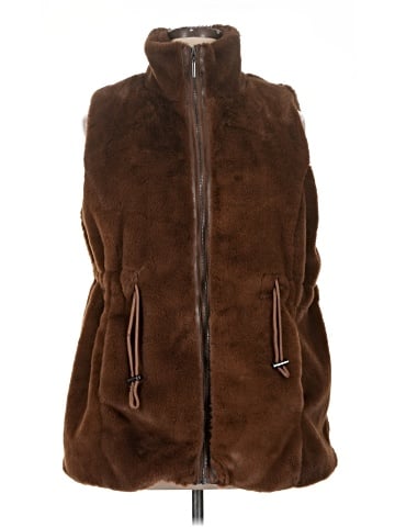 Catherine Malandrino Faux Fur Vest (view 1)