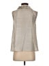 J.Crew 100% Silk Gray Sleeveless Silk Top Size 6 - photo 2