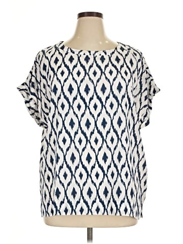 Violet & Claire Short Sleeve Blouse (view 1)