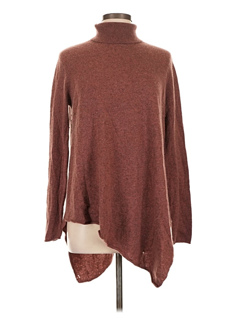 Pre-owned M Magaschoni Cashmere Pullover Sweater In Brown