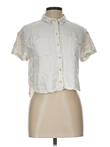 Madewell Breezewoven Beachside Shirttail Top (view 1)