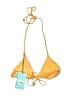 Hello Molly Yellow Swimsuit Top Size M - photo 2