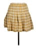 Altar'd State Plaid Yellow Casual Skirt Size L - photo 1