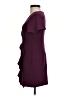 Milly Solid Burgundy Cocktail Dress Size 10 - photo 5