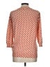 J.Crew Factory Store 100% Cotton Polka Dots Orange Pullover Sweater Size L - photo 2