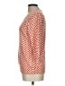 J.Crew Factory Store 100% Cotton Polka Dots Orange Pullover Sweater Size L - photo 5