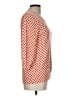 J.Crew Factory Store 100% Cotton Polka Dots Orange Pullover Sweater Size L - photo 4