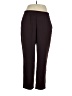 Lands' End 100% Polyester Solid Burgundy Active Pants Size 14 - photo 1