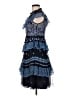 Needle & Thread 100% Nylon Blue Cocktail Dress Size 6 - photo 5