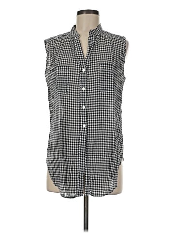 Max Studio Sleeveless Button-Down Shirt (view 1)