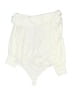 Express 100% Recycled Polyester Ivory Bodysuit Size L - photo 1