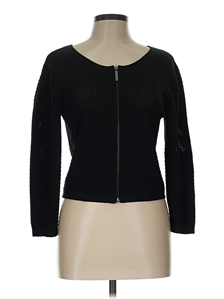 Pre-owned Catherine Malandrino Cardigan Sweater In Black
