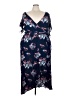 Assorted Brands 100% Rayon Blue Casual Dress Size 3X - photo 1