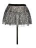 Sparkle Athletic 100% Polyester Metallic Silver Casual Skirt Size M - photo 2