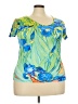 Unbranded Green Short Sleeve Top Size 3XL - photo 1