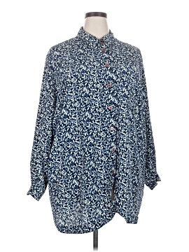 Elisabeth by Liz Claiborne 3/4 Sleeve Button-Down Shirt (view 1)