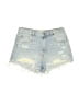 Zara Blue Denim Shorts Size 8 - photo 1